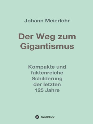 cover image of Der Weg zum Gigantismus
